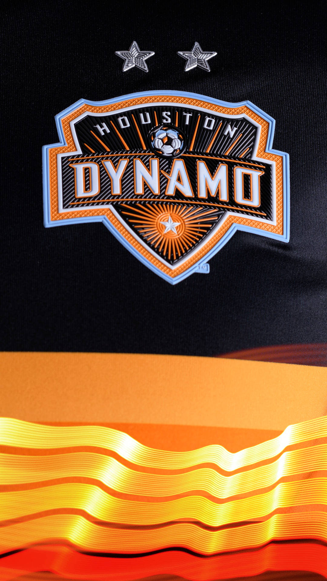Quirky Houston Dynamo Soccer Club Artwork Wallpaper