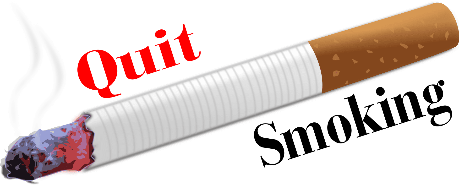 Quit Smoking Message Cigarette PNG
