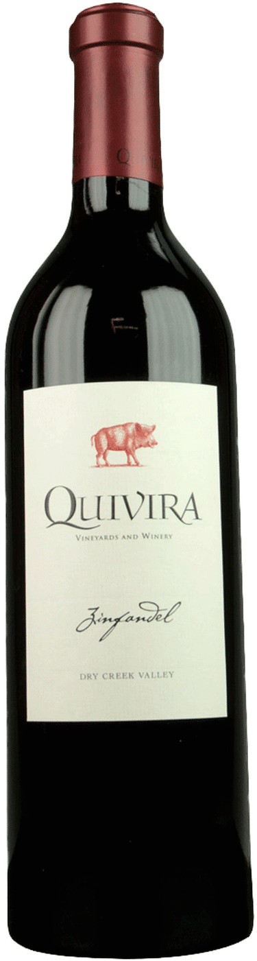 Quivira Vineyards Zinfandel Wine Bottle PNG