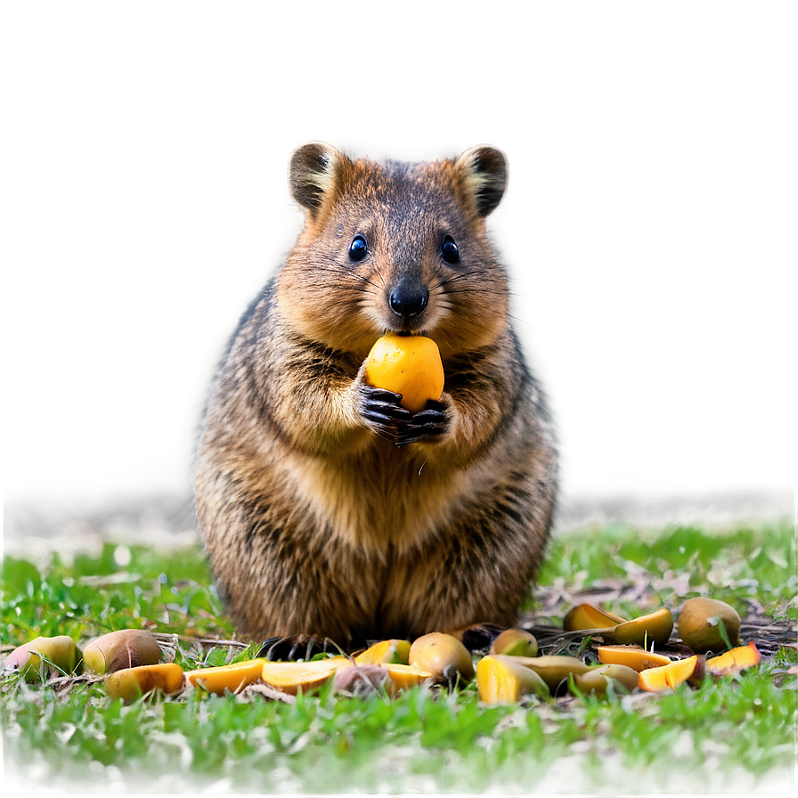 Download Quokka Eating Fruit Png 99 | Wallpapers.com