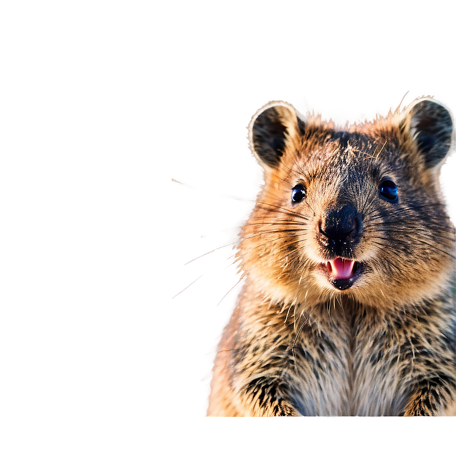 Quokka Enjoying Sun Png Fro PNG