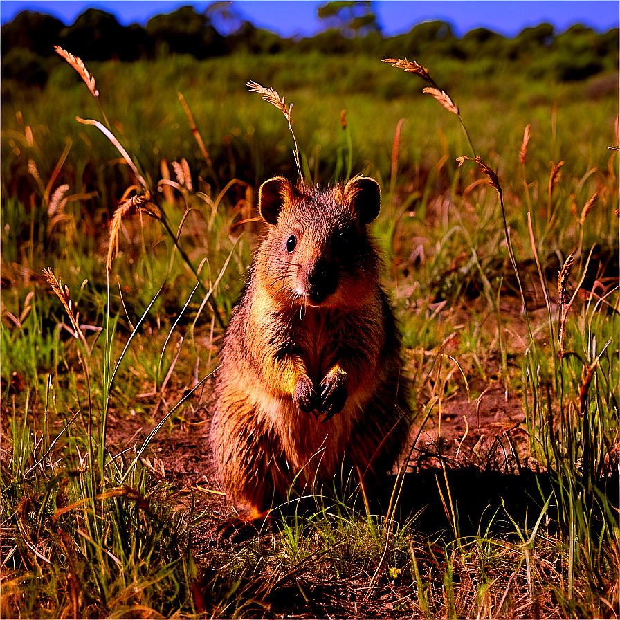 Quokka In Grassland Png 86 PNG