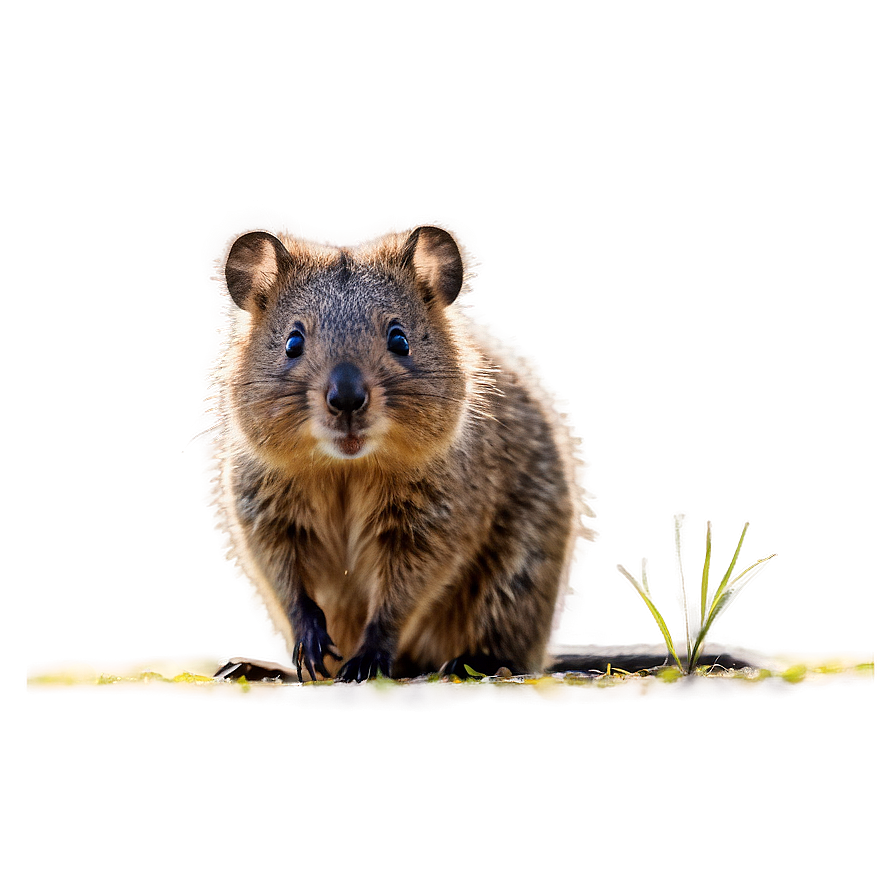 Quokka In Sunset Light Png 06242024 PNG