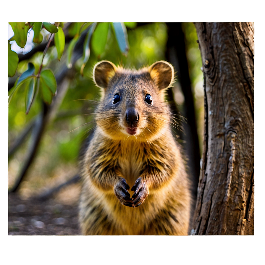 Quokka Under Tree Shade Png 49 PNG