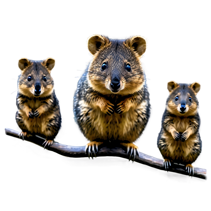 Quokka With Baby Png Hfd62 PNG