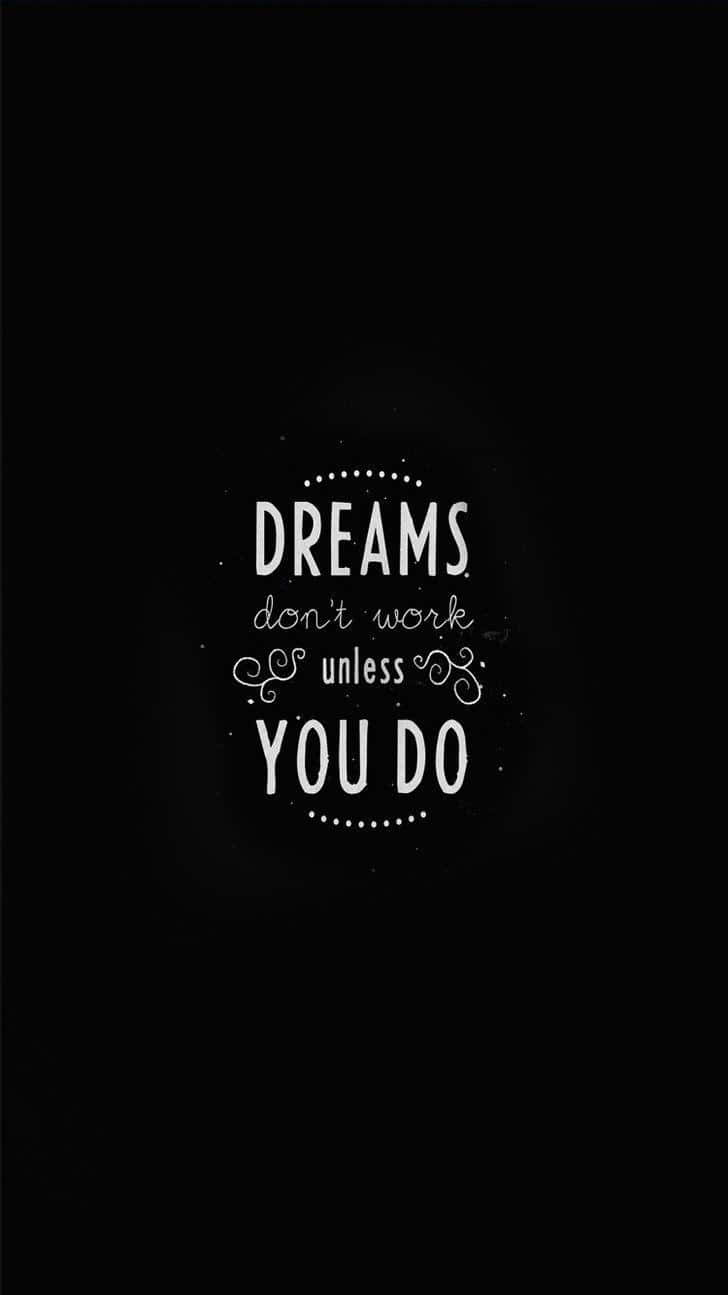 Quote Dedicated To Dreams Wallpaper