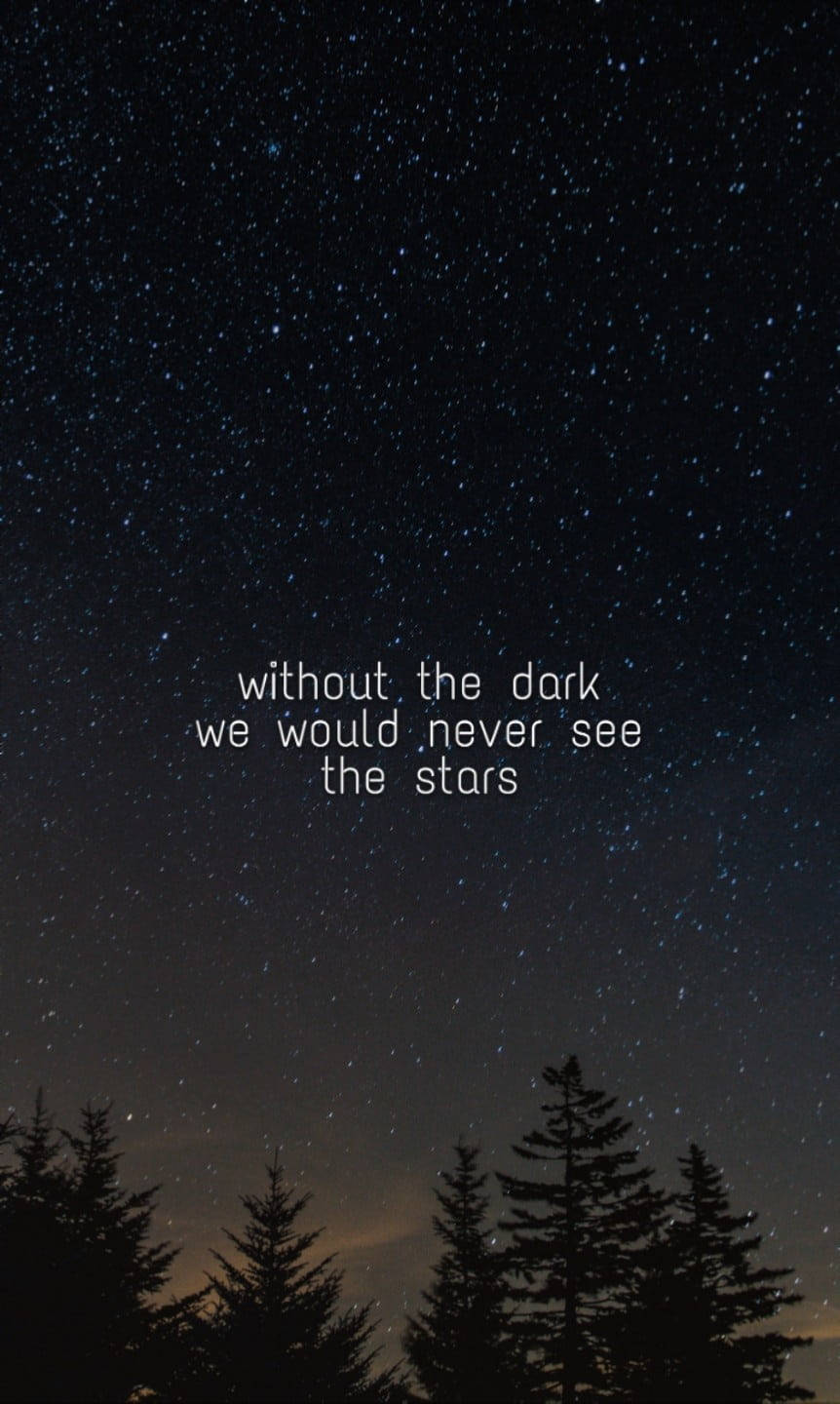 Quote Starry Night Picsart