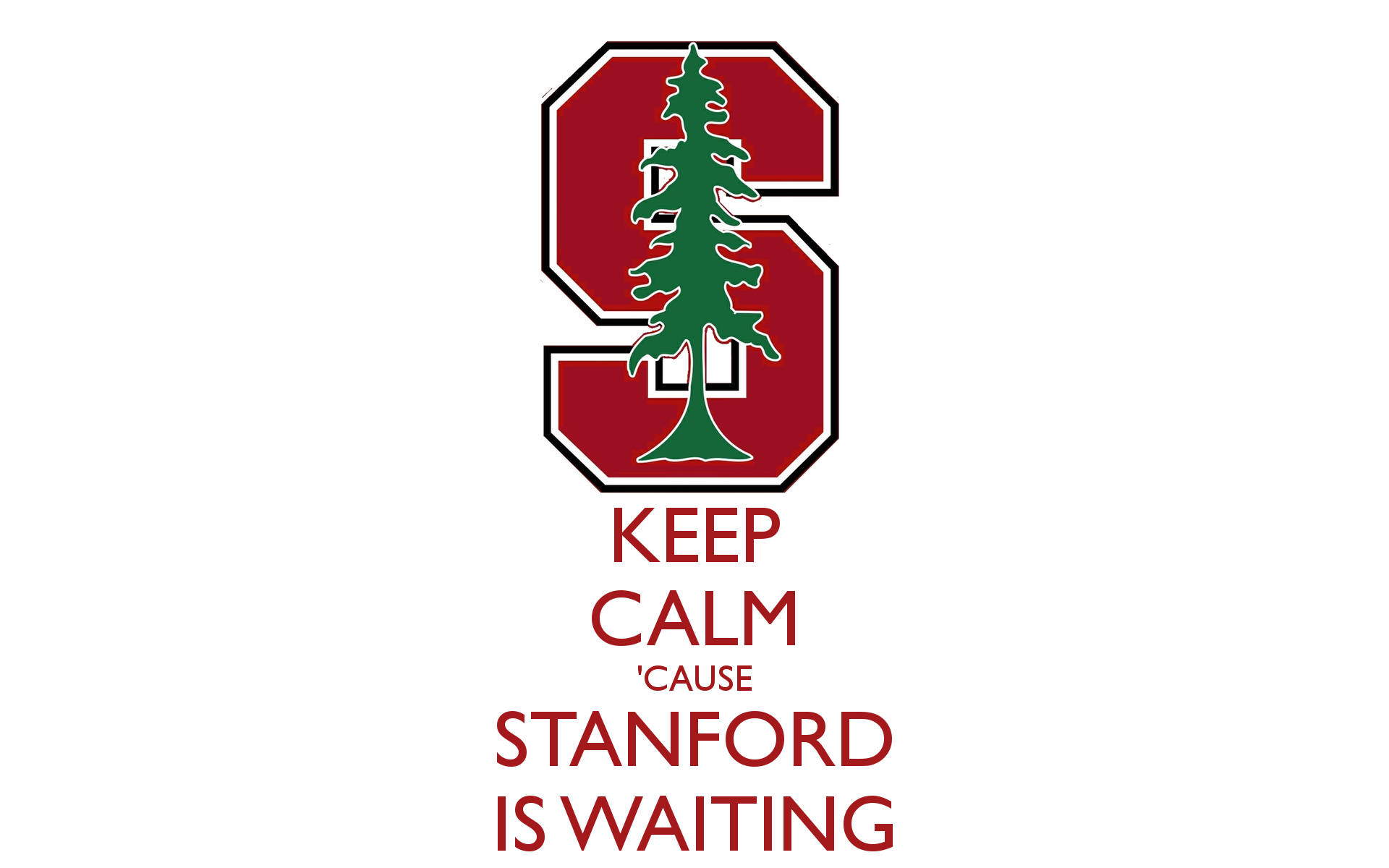 Quote With Stanford University Logo Wallpaper