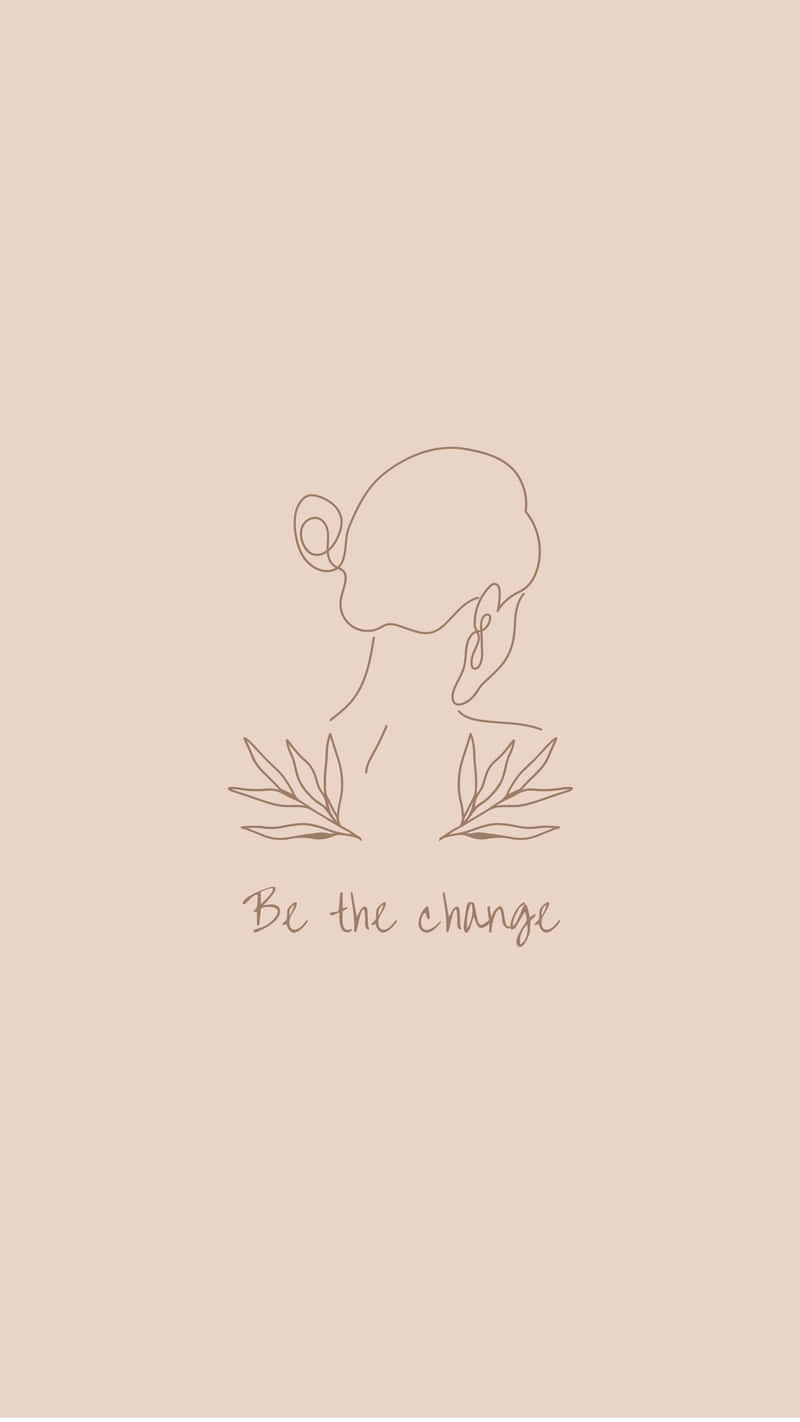 Download Be The Change Logo | Wallpapers.com