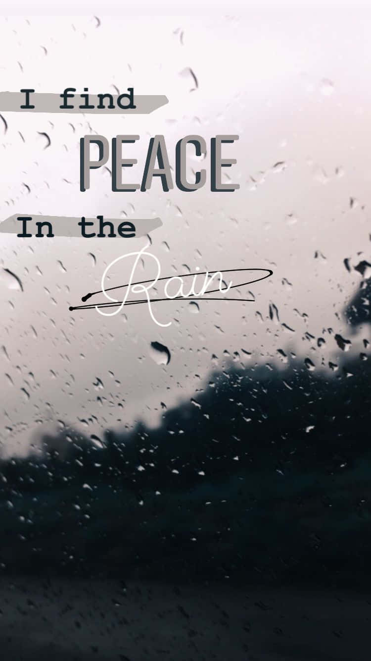 Download I Find Peace In The Rain Wallpaper | Wallpapers.com