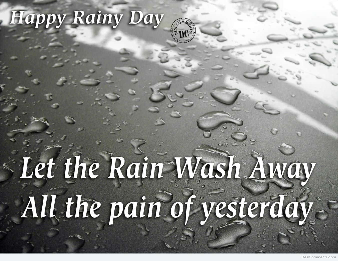 Download Quotes Rainy Days Wallpaper 