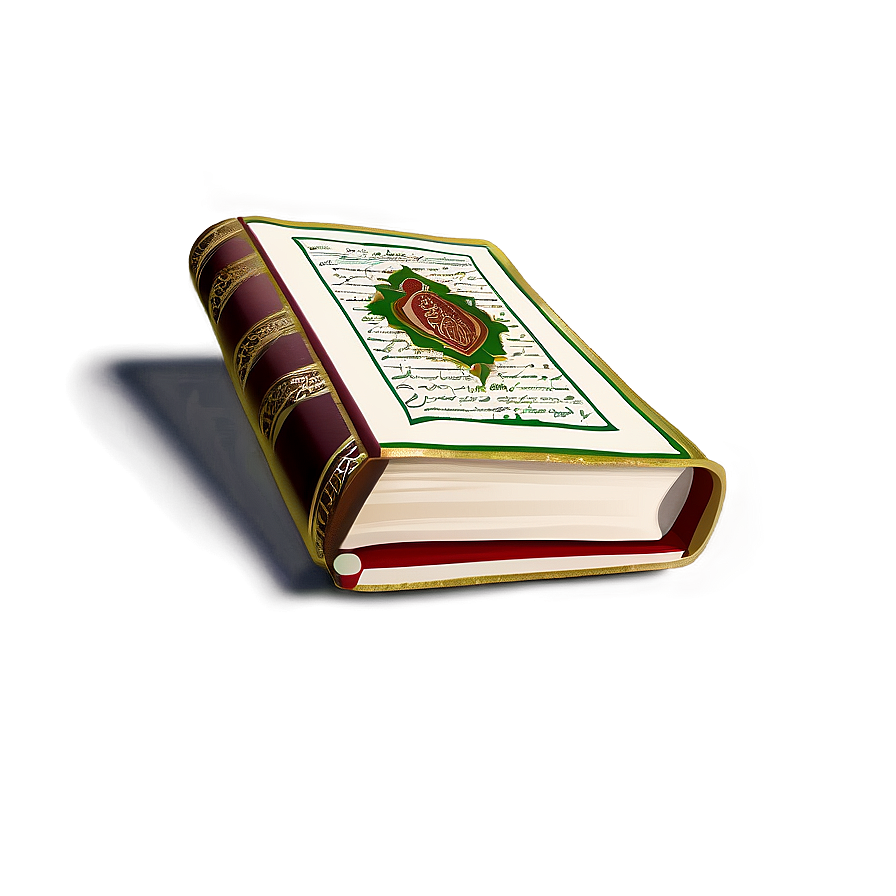 Quran In Library Setting Png 84 PNG