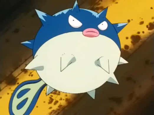Qwilfish In The Pokemon Anime Wallpaper