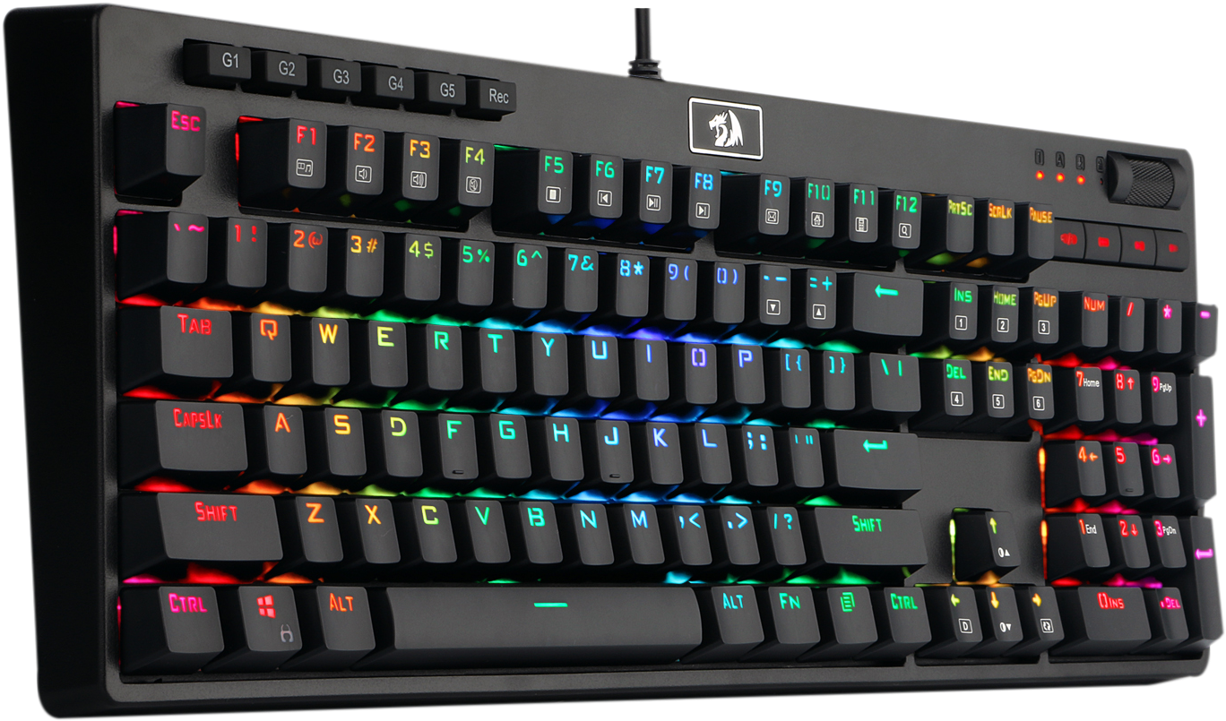 R G B Mechanical Gaming Keyboard PNG