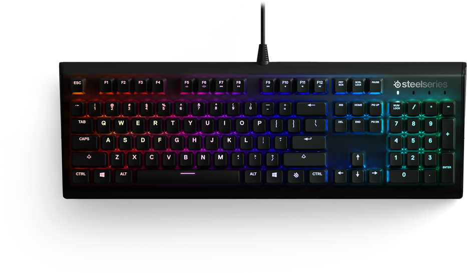 R G B Mechanical Gaming Keyboard PNG
