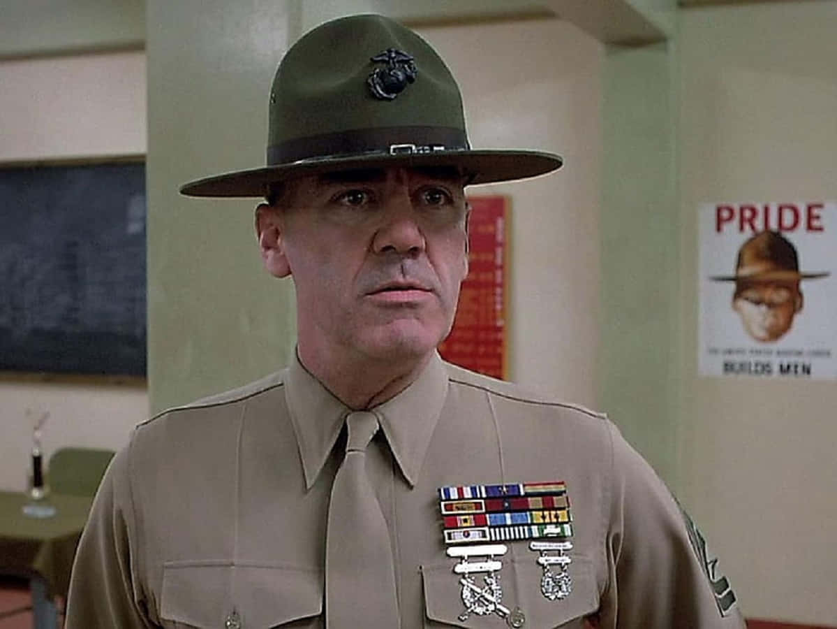 Movie Star and Former US Marine Corps Gunnery Sergeant R. Lee Ermey Wallpaper