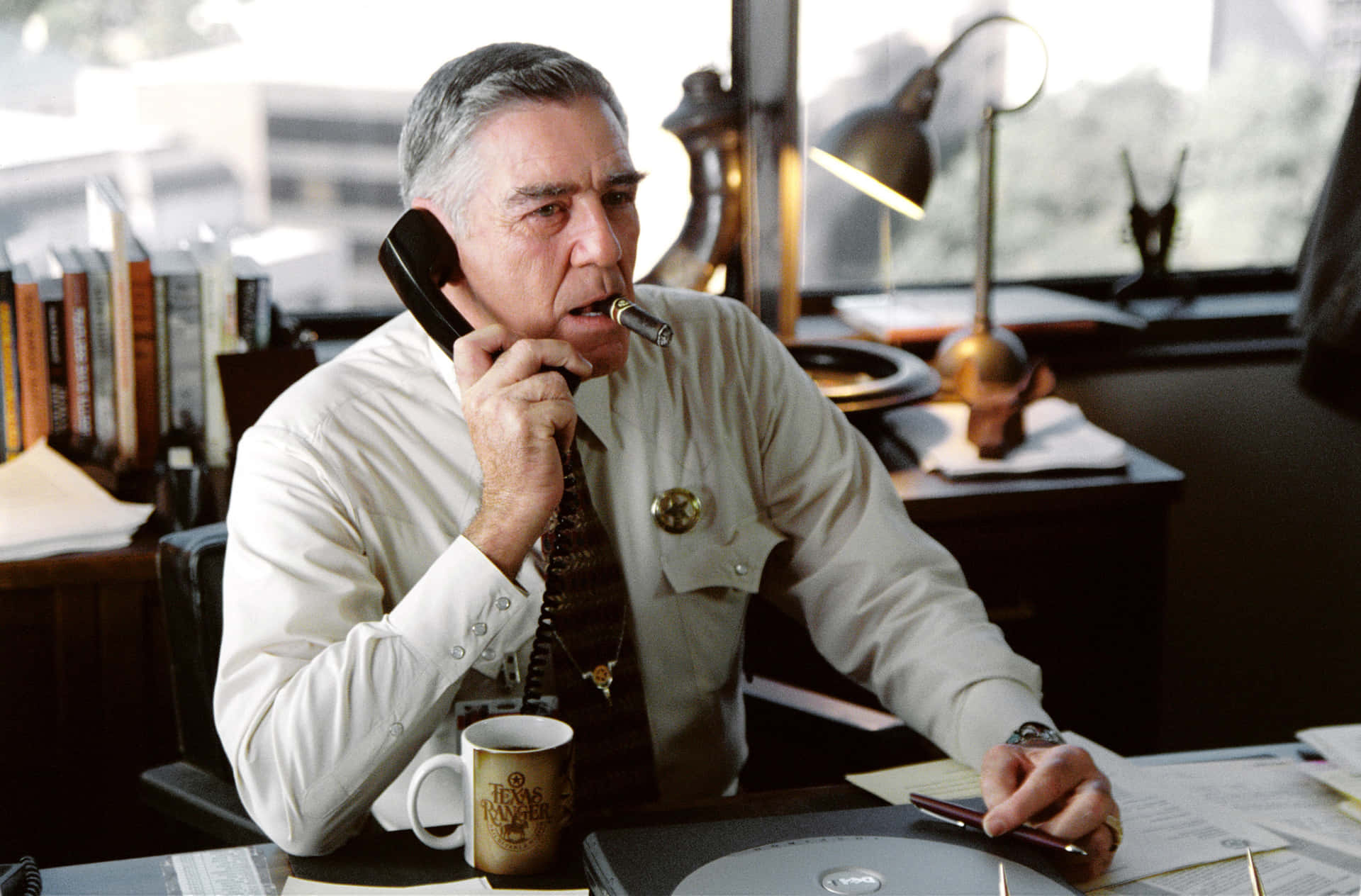 Portrait of Actor R. Lee Ermey Wallpaper