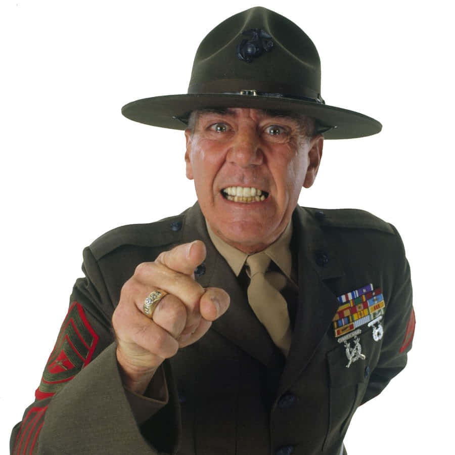 Actor&United States Marine Corps Veteran R. Lee Ermey Wallpaper