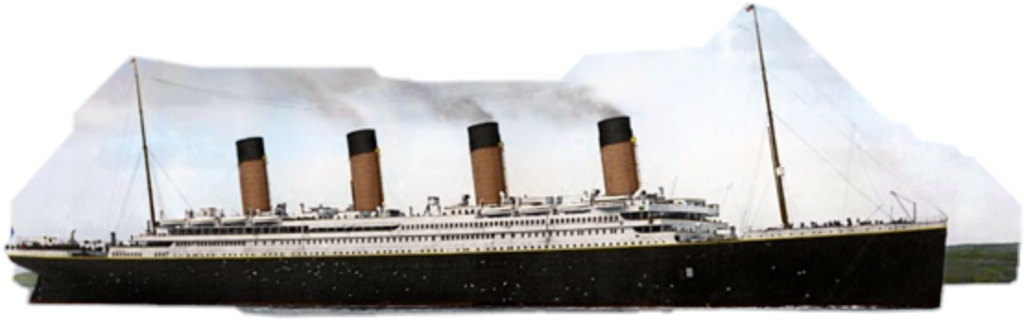 R M S Titanic Ship Profile PNG