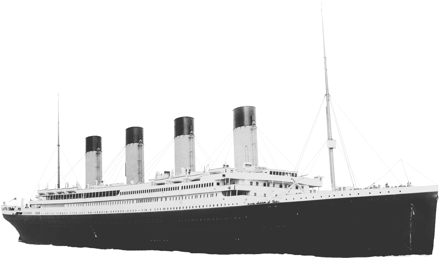 R M S_ Titanic_ Profile_ View PNG