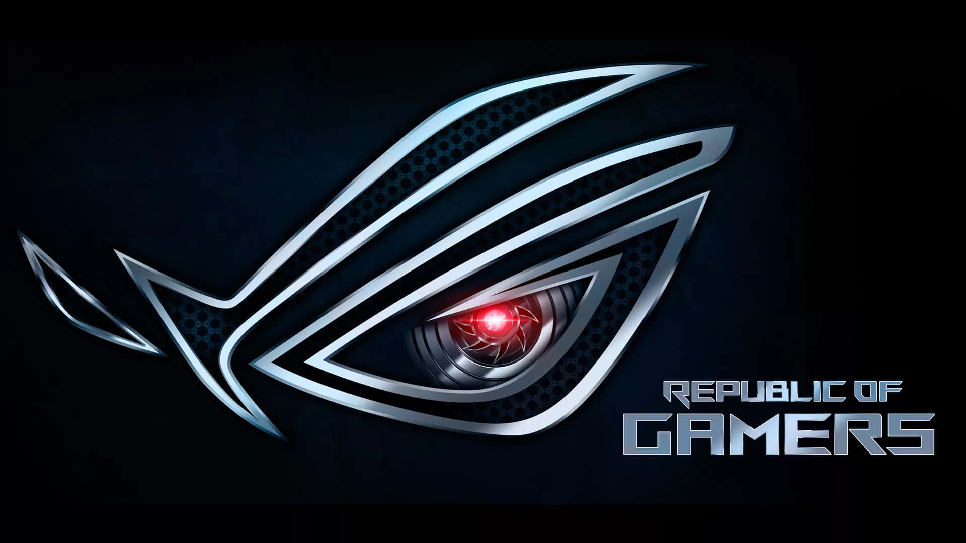 R O G Eye Logo Gaming Brand Wallpaper