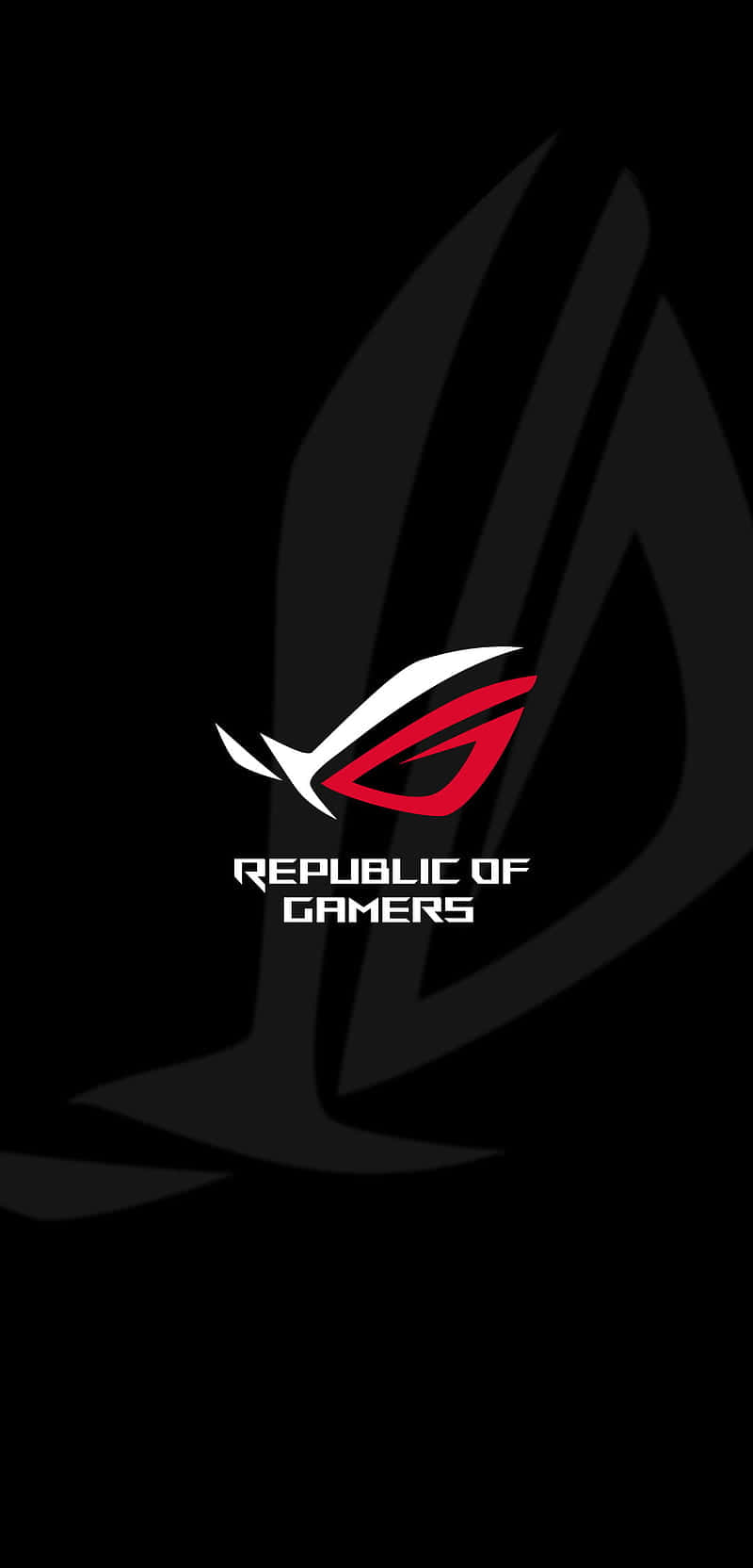 R O G Republicof Gamers Logo Wallpaper