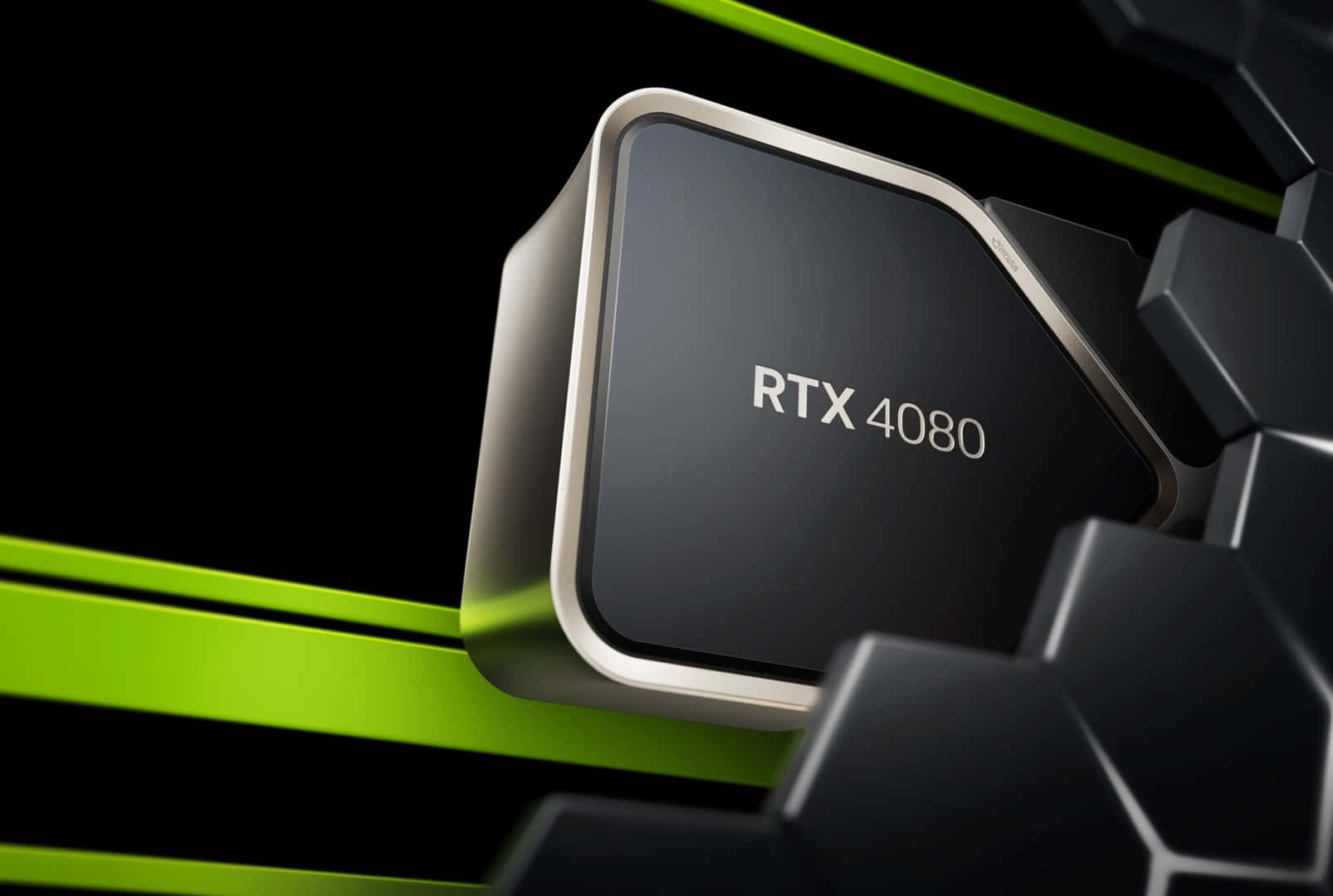 R T X4080 Graphics Card Promotional Image Wallpaper