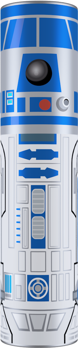 R2 D2 Astromechnical Droid Star Wars PNG