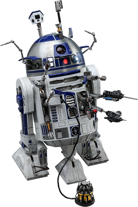 R2 D2 Fully Equipped Star Wars Droid PNG
