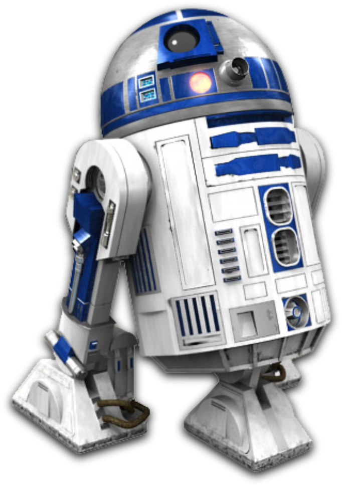 R2 D2 Star Wars Robot PNG