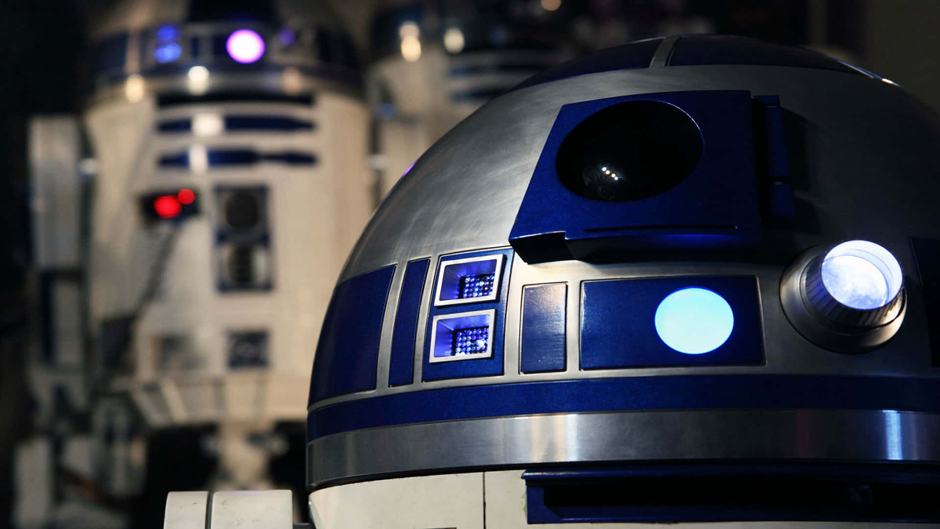 R2D2, the iconic droid from the beloved Star Wars franchise Wallpaper