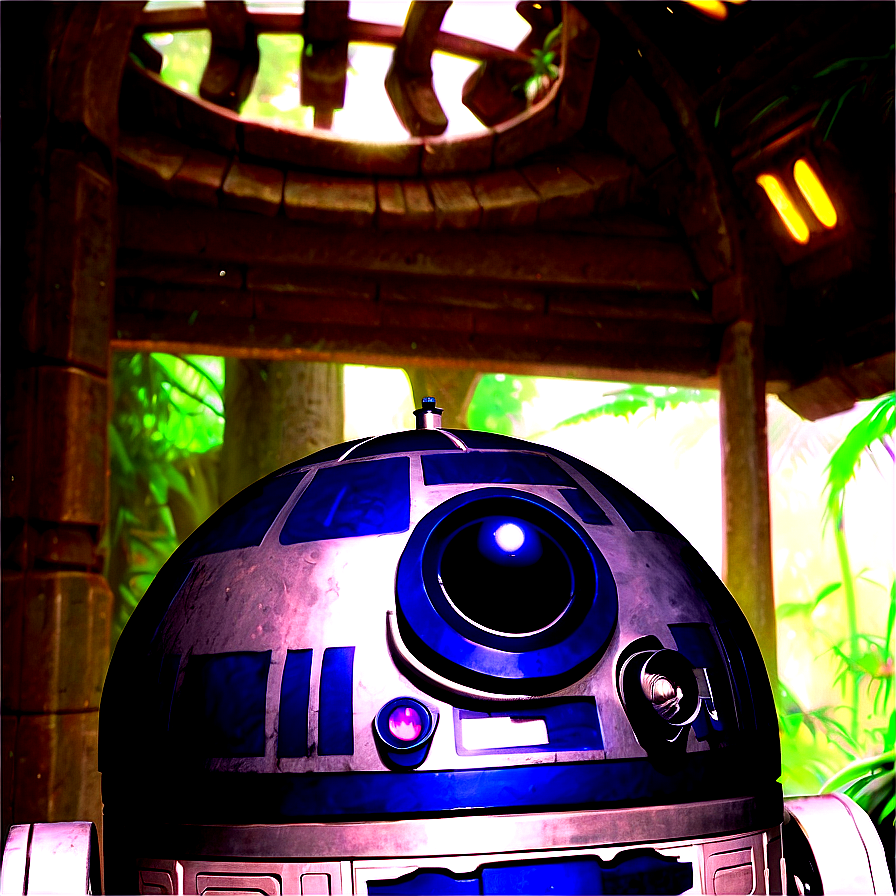 R2d2 In Jedi Temple Background Png 24 PNG