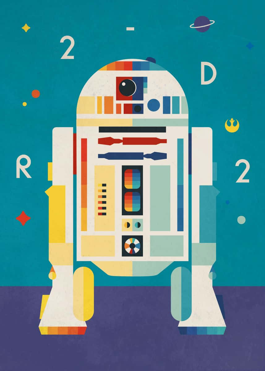 R2d2,el Adorable Droide Fondo de pantalla