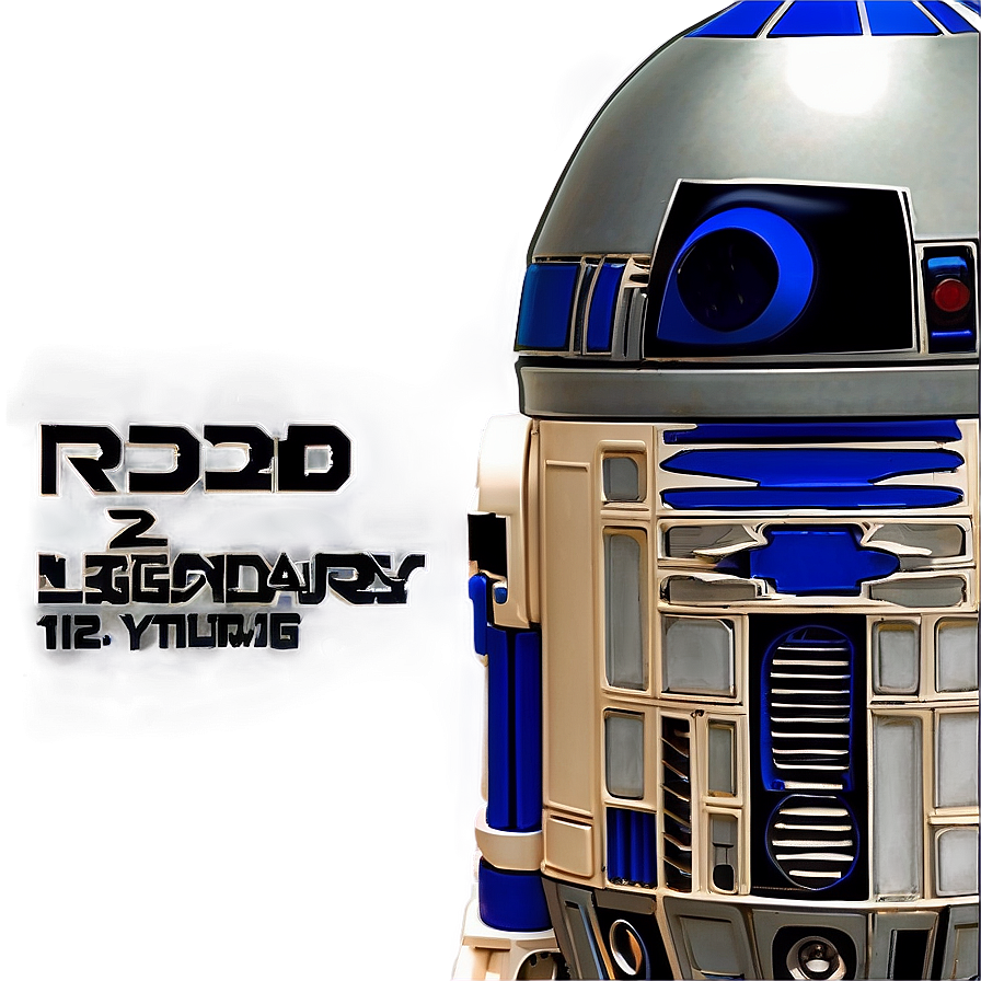 R2d2 Legendary Pose Art Png Rww16 PNG