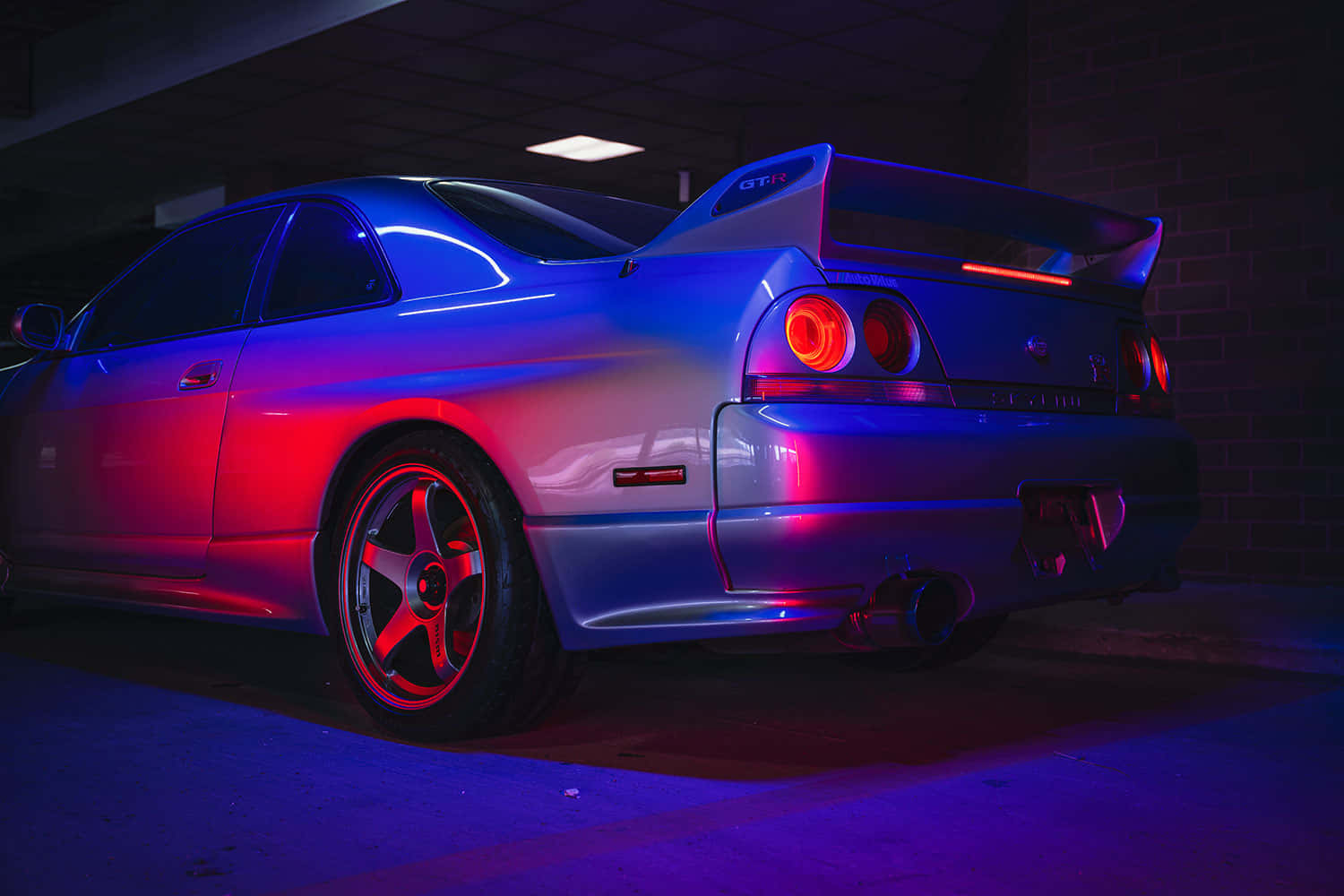 “take In The Beauty Of A Classic R33 Gtr” Wallpaper
