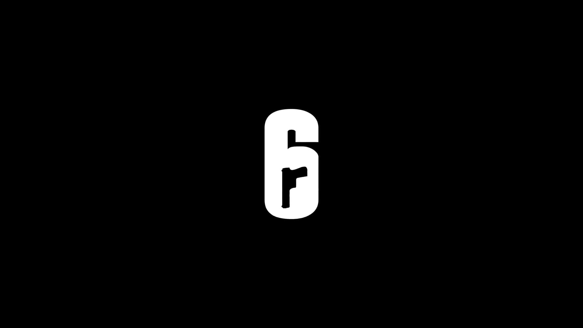 R6 Game Logo Black Background Wallpaper