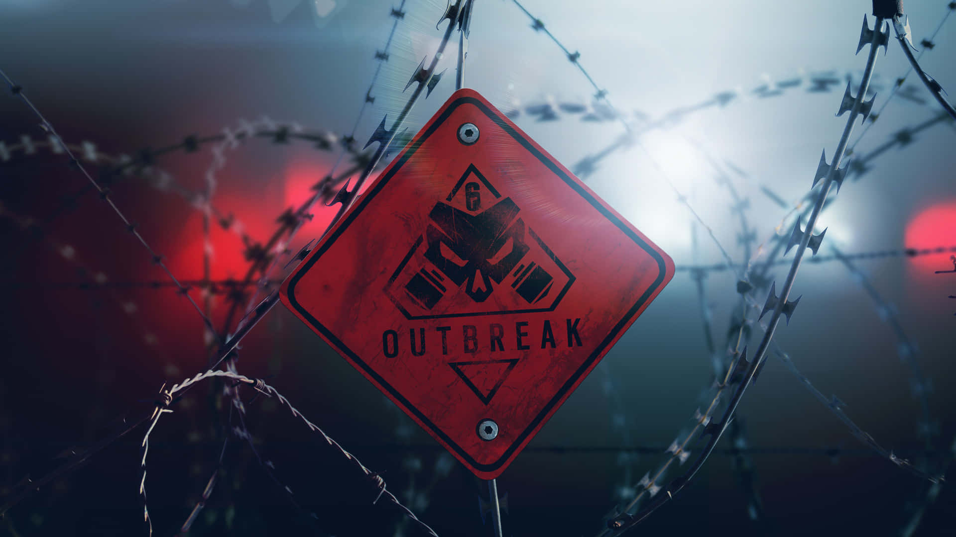 Tanda Peringatan R6 Outbreak Wallpaper