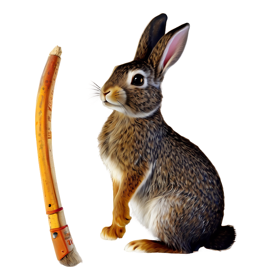 Download Rabbit Illustration Png 75 | Wallpapers.com