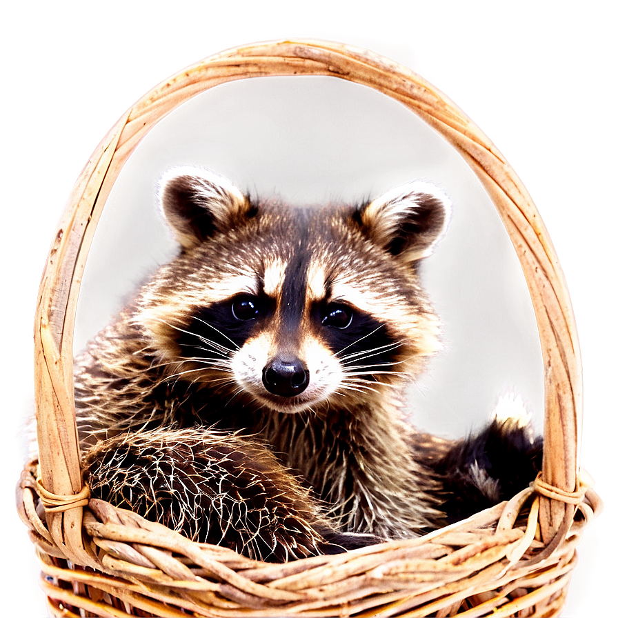 Raccoon In Basket Png 83 PNG