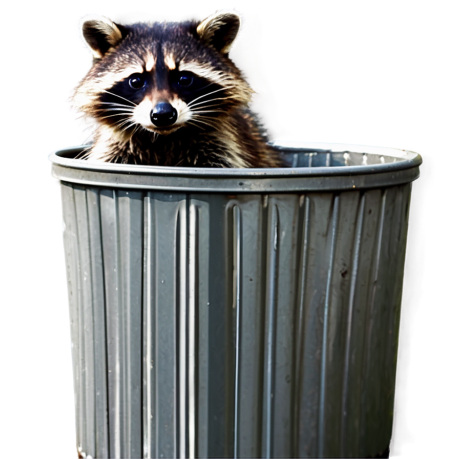 Raccoon In Trash Can Png Iwp34 PNG