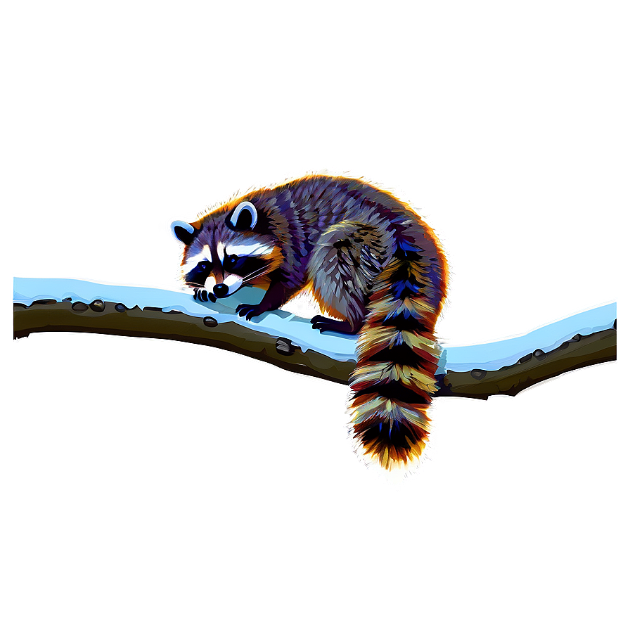 Raccoon On Branch Png 58 PNG