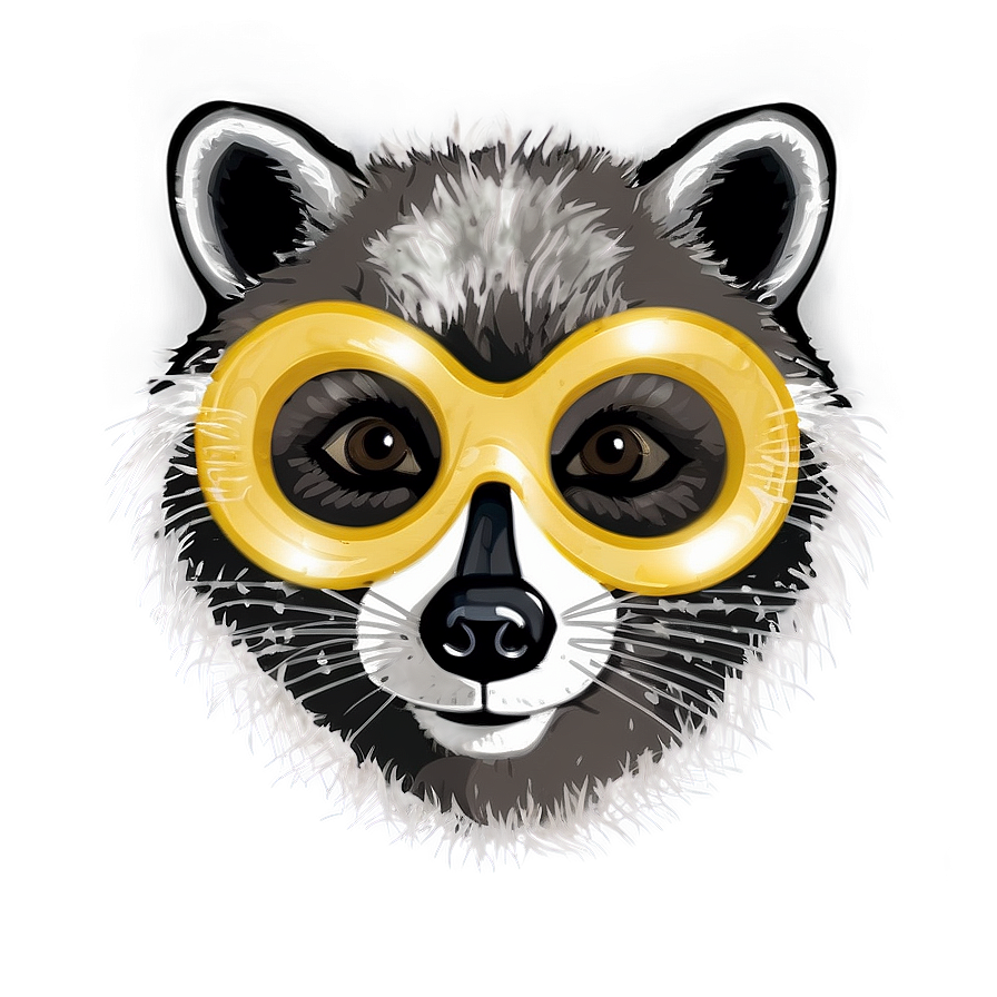 Raccoon With Mask Png Ehr PNG
