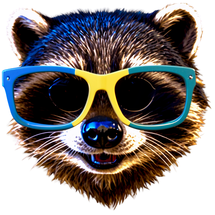 Raccoon With Sunglasses Png Ecx PNG