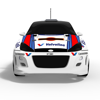 Race Car Front View Valvoline Livery PNG