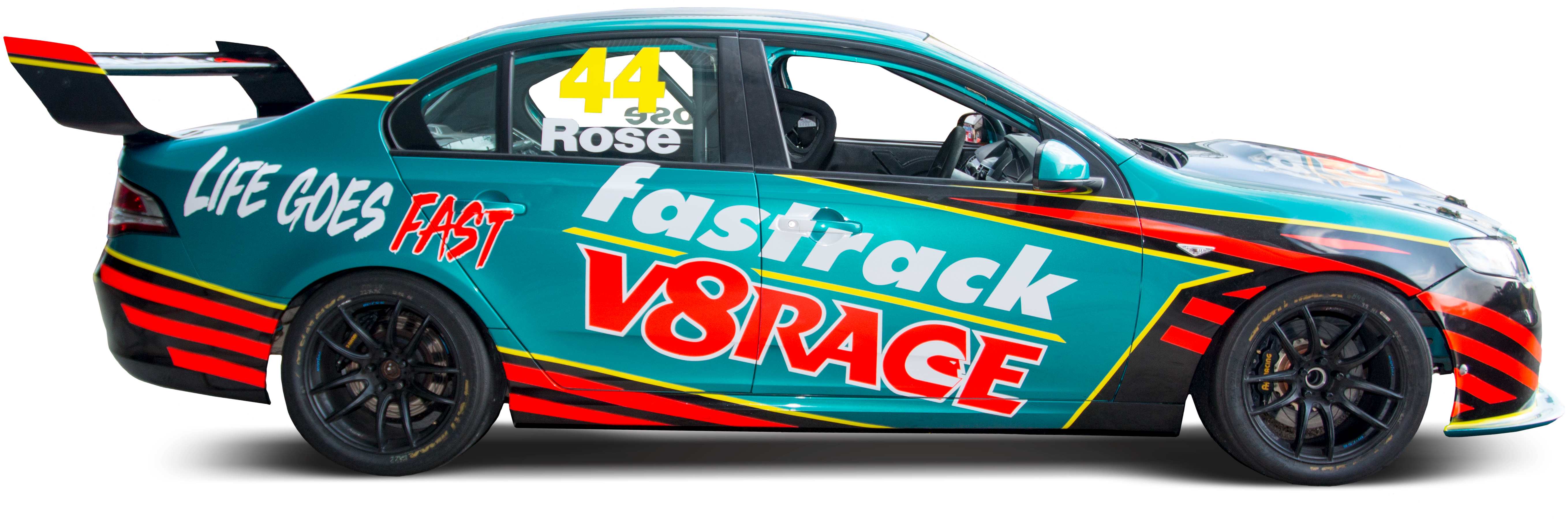 Race Car Number44 Fastrack V8 Racing PNG