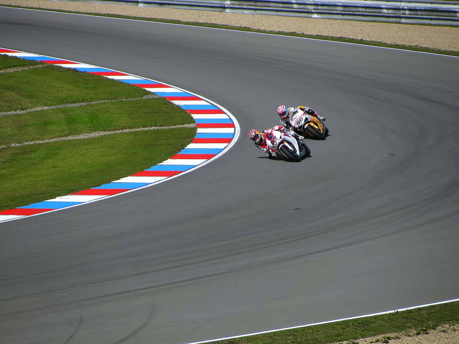 A Motorcycle Race Track