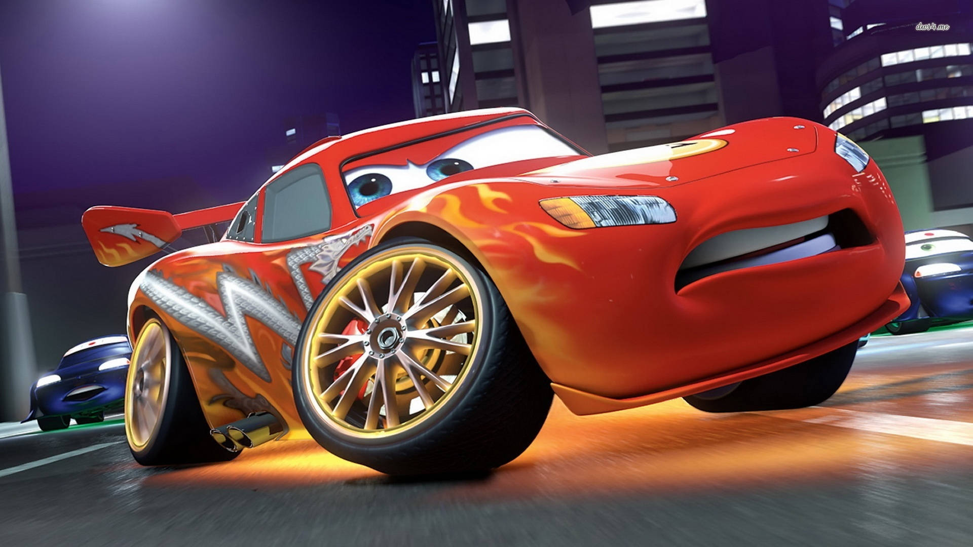 Racer Lightning McQueen Cars 2 Wallpaper
