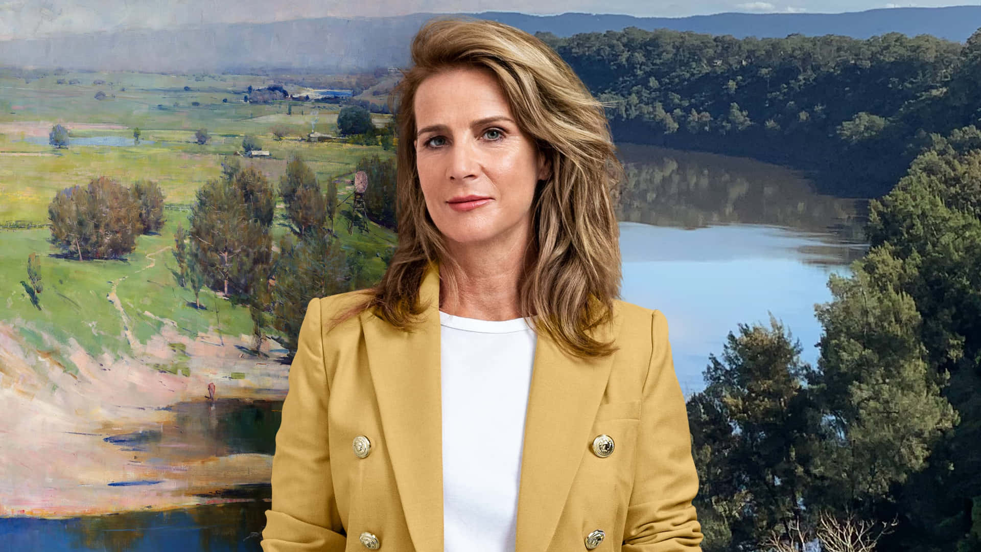 Rachel Griffiths Artistic Backdrop Wallpaper