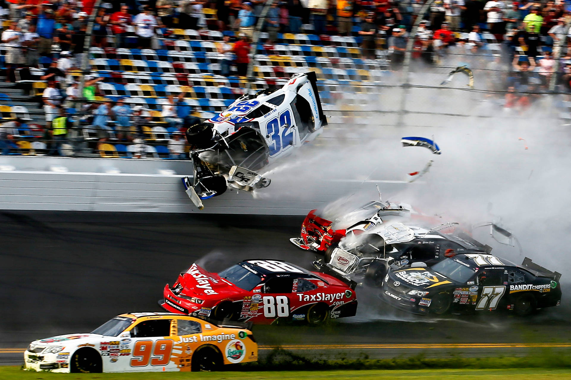 Racing Car Accident Picture