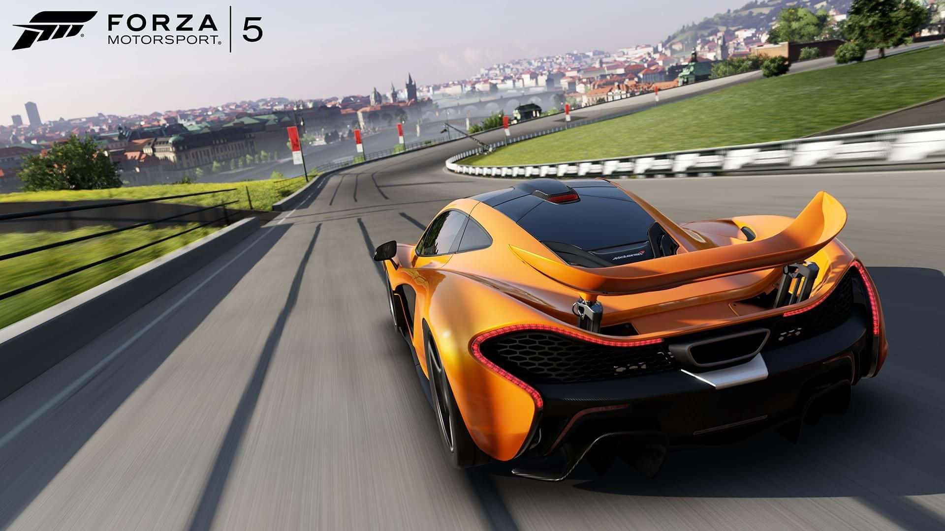 High-octane racing action with stunning graphics Wallpaper
